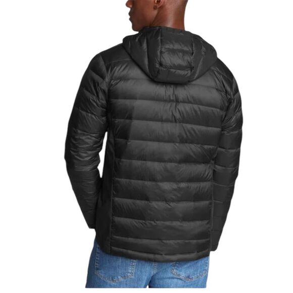 Eddie Bauer Black Puffer Jacket with High Collar and Insulation - Picture 2 of 10